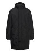 Longline Parka Parka Jakke Black Lyle & Scott