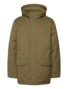 Heavy Jacket Parka Jakke Khaki Green United Colors Of Benetton