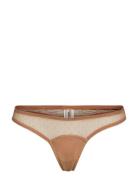 Nova String G-streng Undertøj Brown Underprotection