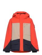 Kaprun Jkt Jr Sport Snow-ski Clothing Snow-ski Jacket Orange Five Seas...