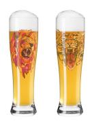 Brauchzeit Ölglas Vete 2-P No: 21 & 22 Home Tableware Glass Beer Glass...