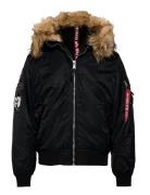 Ma-1 Hooded Arctic Designers Jackets Bomber Jackets Black Alpha Indust...