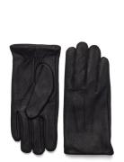 Brown Leather Gloves Accessories Gloves Finger Gloves Black Portia 192...