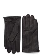 Leather Gloves Accessories Gloves Finger Gloves Brown Portia 1924