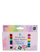 Akrylpennor Dubbla Färger 6-P Toys Creativity Drawing & Crafts Drawing...