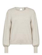 Sc-Dollie Pullover Striktrøje Cream Soyaconcept