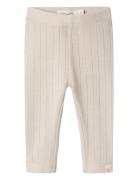 Nbfrachel Nis Slim Leggings Lil Noos Bottoms Leggings Cream Lil'Atelie...