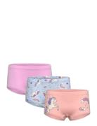 Hipster 3 Pack Unicorn Night & Underwear Underwear Panties Pink Lindex