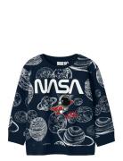 Nmmdaim Nasa Nreg Sweat Bru Nas Tops Sweatshirts & Hoodies Sweatshirts...