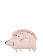 Cushion In Washed French Linen L1N0 - Enzo The Hedgehog Home Kids Deco...