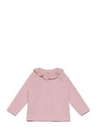 T-Shirt Ls Tops T-shirts Long-sleeved T-Skjorte Pink En Fant