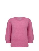 Nurietta Ss Pullover Tops Knitwear Jumpers Pink Nümph