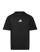 J Sl Tee 160 Tops T-Kortærmet Skjorte Black Adidas Sportswear