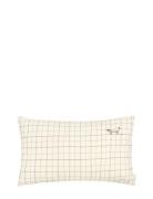 Embroidered Rectangular Cushion L1N0 In Washed French Linen Home Kids ...