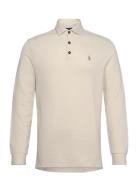 Luxury Jersey Polo Shirt Tops Polos Long-sleeved Cream Polo Ralph Laur...