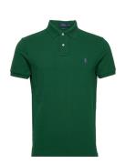 The Iconic Mesh Polo Shirt Designers Polos Short-sleeved Green Polo Ra...