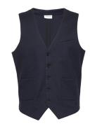 Superflex Knitted Waistcoat Habitvest Navy Lindbergh