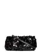 Sequin Clutch Bag Bags Clutches Black Gina Tricot