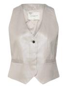 Cmnatula-Waistcoat Blazers Sleeveless Blazers Cream Copenhagen Muse