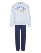 Lk Dy Mm Swtjog Sport Sweatsuits Blue Adidas Sportswear