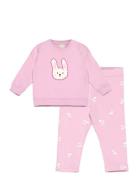 Set Sweatshirt Leggings Front Sets Sweatsuits Pink Lindex