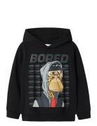 Nkmdico Boredofd Nreg Swe Wh Bru Sky Tops Sweatshirts & Hoodies Hoodie...