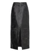 Cmqueen-Long-Skirt Skirts Maxi Skirts Black Copenhagen Muse