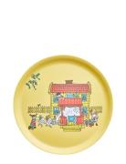 Tray 35Cm Villa Villekulla Home Meal Time Plates & Bowls Plates Yellow...