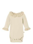 Nbftrine Ls Slim Body Lil Bodies Long-sleeved Beige Lil'Atelier