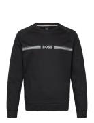 Authentic Sweatshirt Tops Sweatshirts & Hoodies Sweatshirts Black BOSS