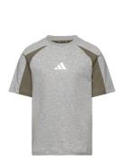 J Cb T Sport T-Kortærmet Skjorte Grey Adidas Sportswear