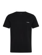 Basic Tee Tops T-Kortærmet Skjorte Black 7 Days Active