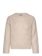 Fqjazz-Pullover Tops Knitwear Jumpers Beige FREE/QUENT