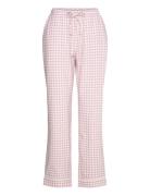 Flannel Pyjama Pants Pyjamas Nattøj Pink Hunkemöller