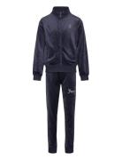 Diamante Zip Thru & Slim Jogger Set Sets Sweatsuits Navy Juicy Couture