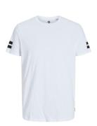 Jcoboro Tee Ss Crew Neck Noos Tops T-Kortærmet Skjorte White Jack & J ...