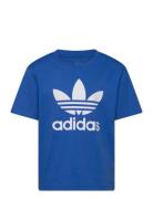 Trefoil Tee Tops T-Kortærmet Skjorte Blue Adidas Originals