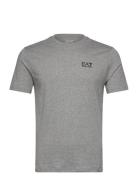 T-Shirt Tops T-Kortærmet Skjorte Grey EA7