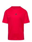 J Tr-Es T Tops T-Kortærmet Skjorte Red Adidas Sportswear