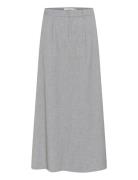 Callagz Hw Skirt Skirts Maxi Skirts Grey Gestuz