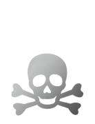 Wallstickers - Skull/Pirate Mirror Home Kids Decor Wall Stickers Silve...