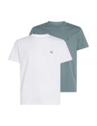 2 Pack Monologo T-Shirt Tops T-Kortærmet Skjorte Multi/patterned Calvi...