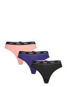 Triplet Thong Stripe G-streng Undertøj Black HUGO