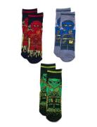 Lwagan 108 - 3-Pack Socks Socks & Tights Socks Multi/patterned LEGO Ki...