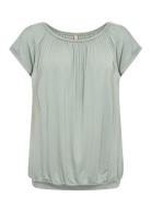 Sc-Marica Tops T-shirts & Tops Short-sleeved Green Soyaconcept