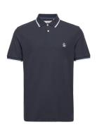 Tipped Polo Org Piq Tops Polos Short-sleeved Blue Original Penguin