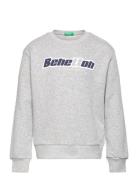 Sweater L/S Tops Sweatshirts & Hoodies Sweatshirts Grey United Colors ...