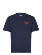 Small Logo Tee Tops T-Kortærmet Skjorte Navy Wrangler