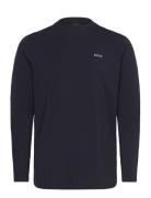 Tee Long Sport T-Langærmet Skjorte Navy BOSS