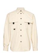 Shirt Tops Overshirts Beige MSGM